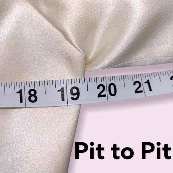 Vintage Talbots 100% Silk Blazer Cream Ivory Embroidered Beaded Womens Size 8 - Picture 7 of 9